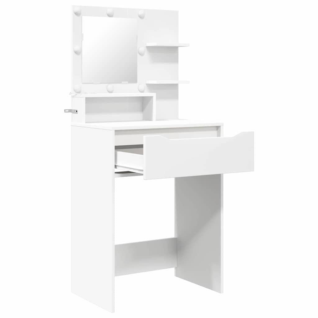 Bedroom Dressing Tables with Drawer White 80 x 39.6 x 135 cm