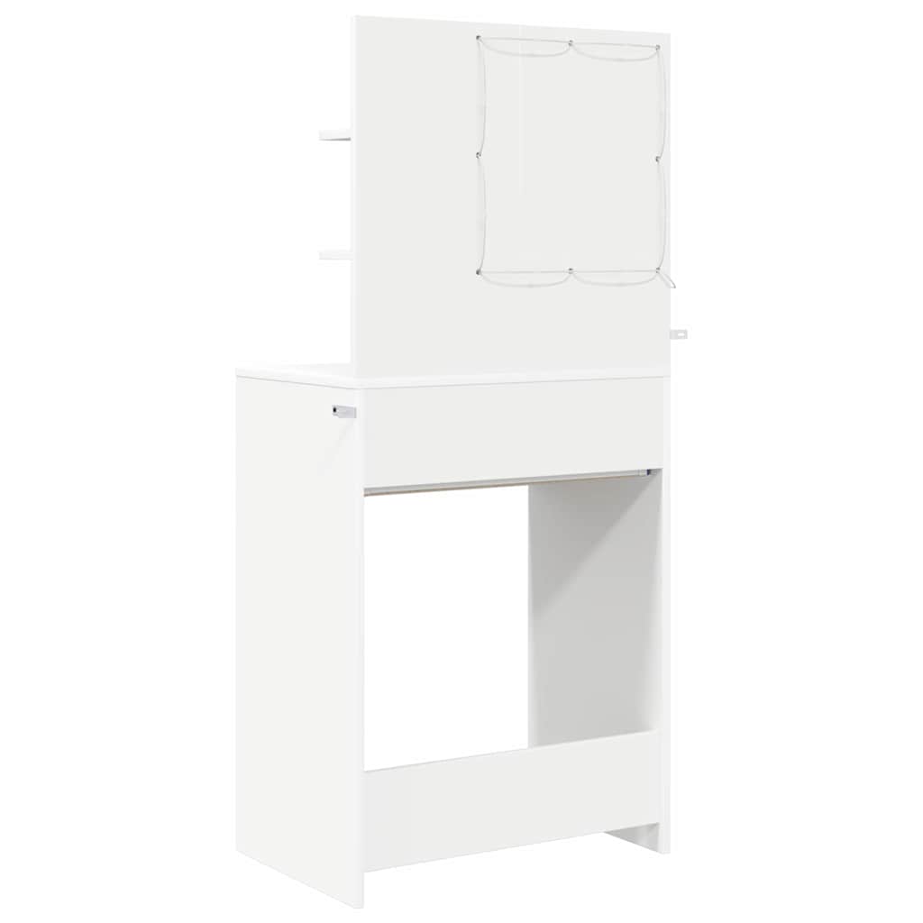 Bedroom Dressing Tables with Drawer White 80 x 39.6 x 135 cm