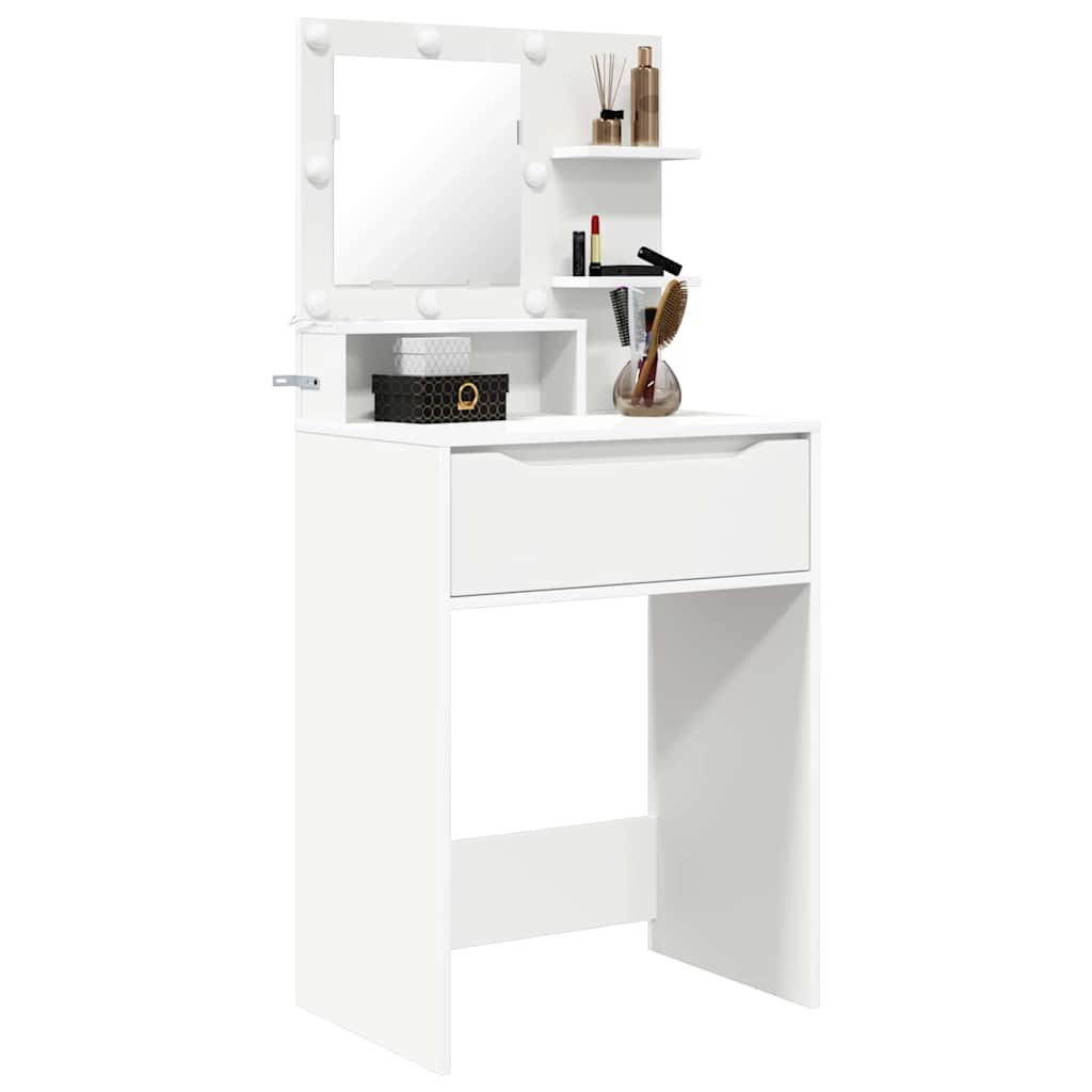 Bedroom Dressing Tables with Drawer White 80 x 39.6 x 135 cm