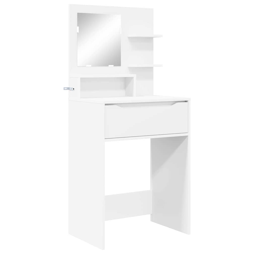 Bedroom Dressing Tables with Drawer White 80 x 39.6 x 135 cm