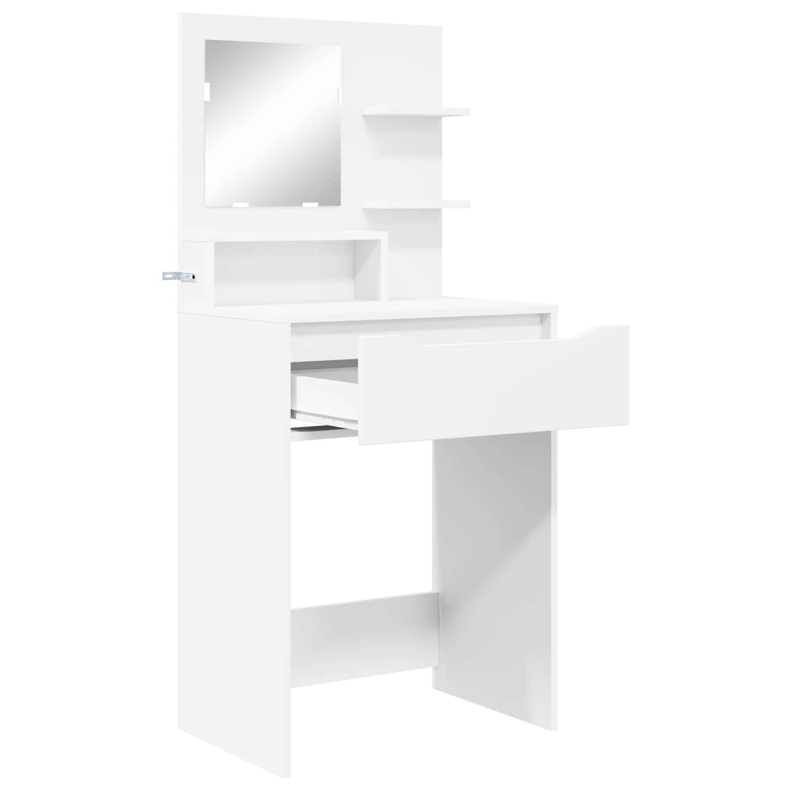 Bedroom Dressing Tables with Drawer White 80 x 39.6 x 135 cm