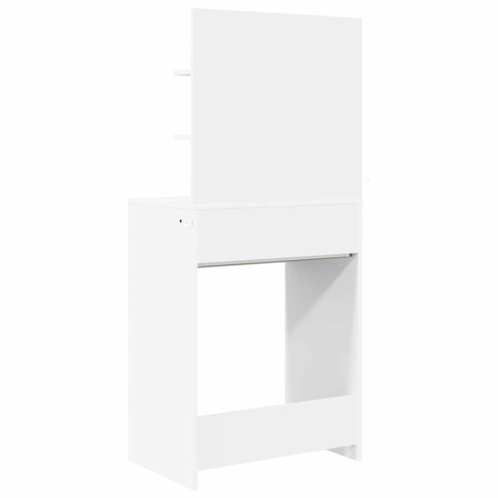 Bedroom Dressing Tables with Drawer White 80 x 39.6 x 135 cm