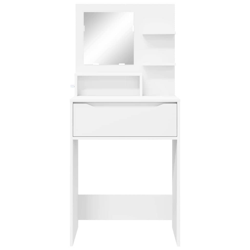 Bedroom Dressing Tables with Drawer White 80 x 39.6 x 135 cm
