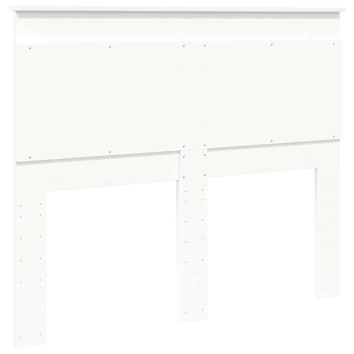 Headboard with Headboard White 135 cm Engineered Wood