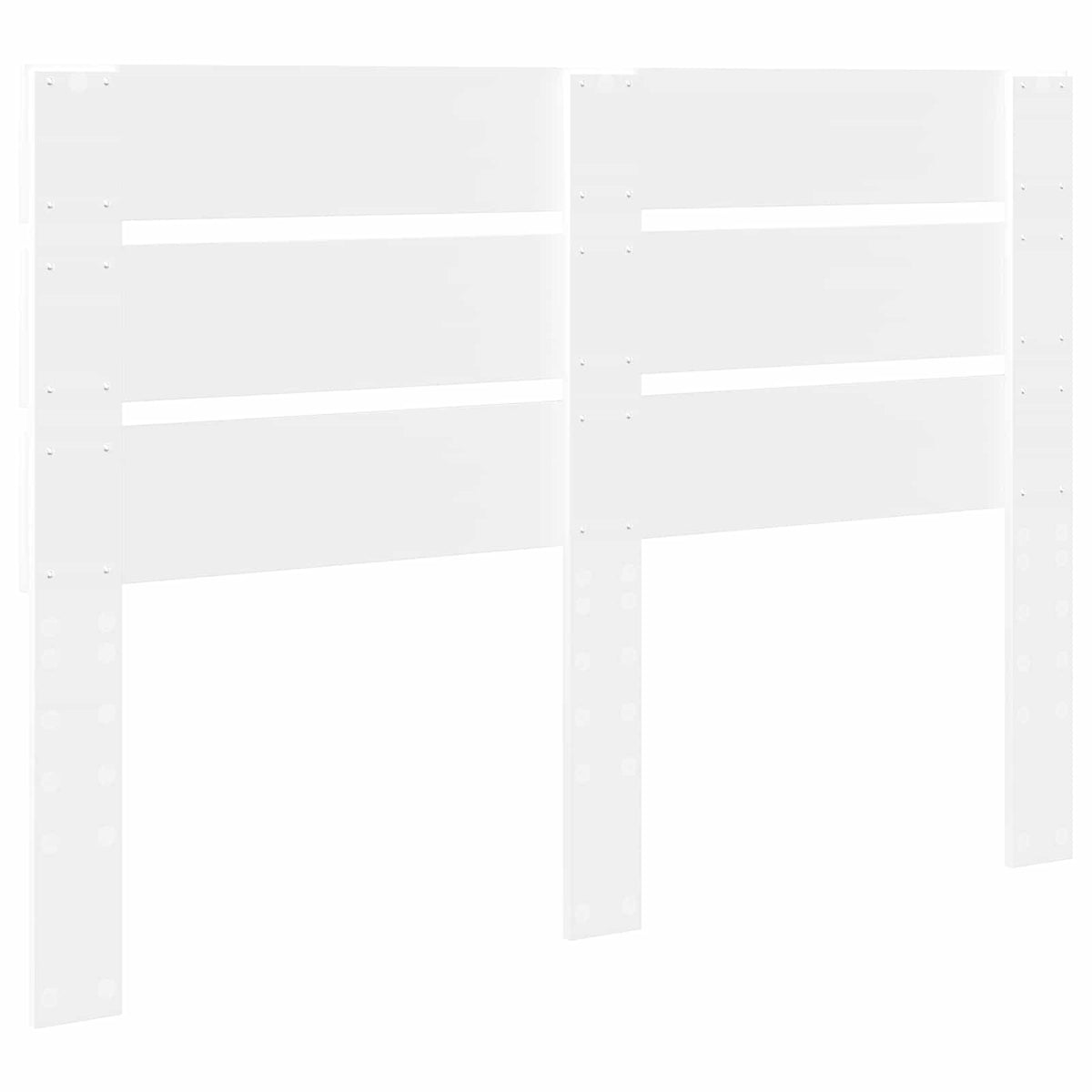 Headboard White 150 cm Engineered Wood