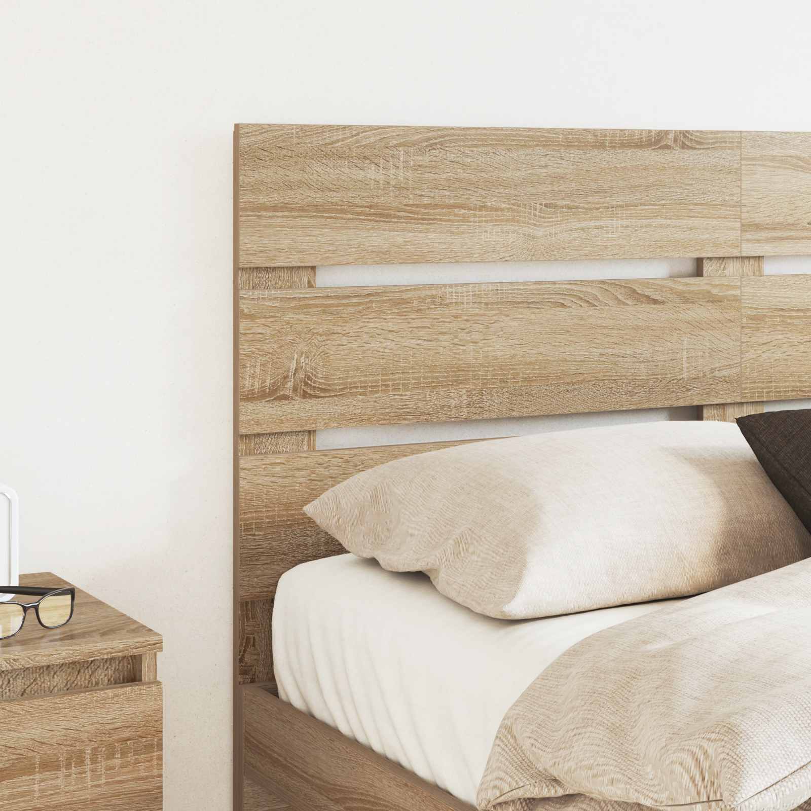 Headboard Sonoma Oak 150 cm Engineered Wood