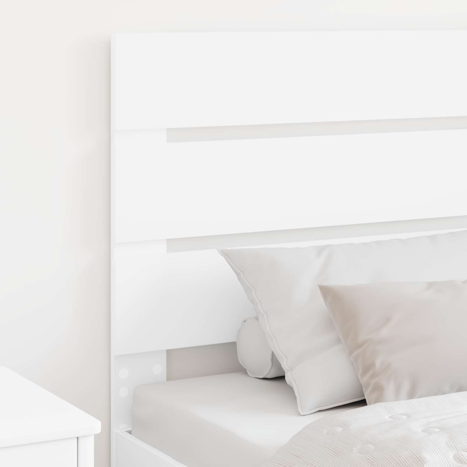 Headboard White 90 cm Engineered Wood