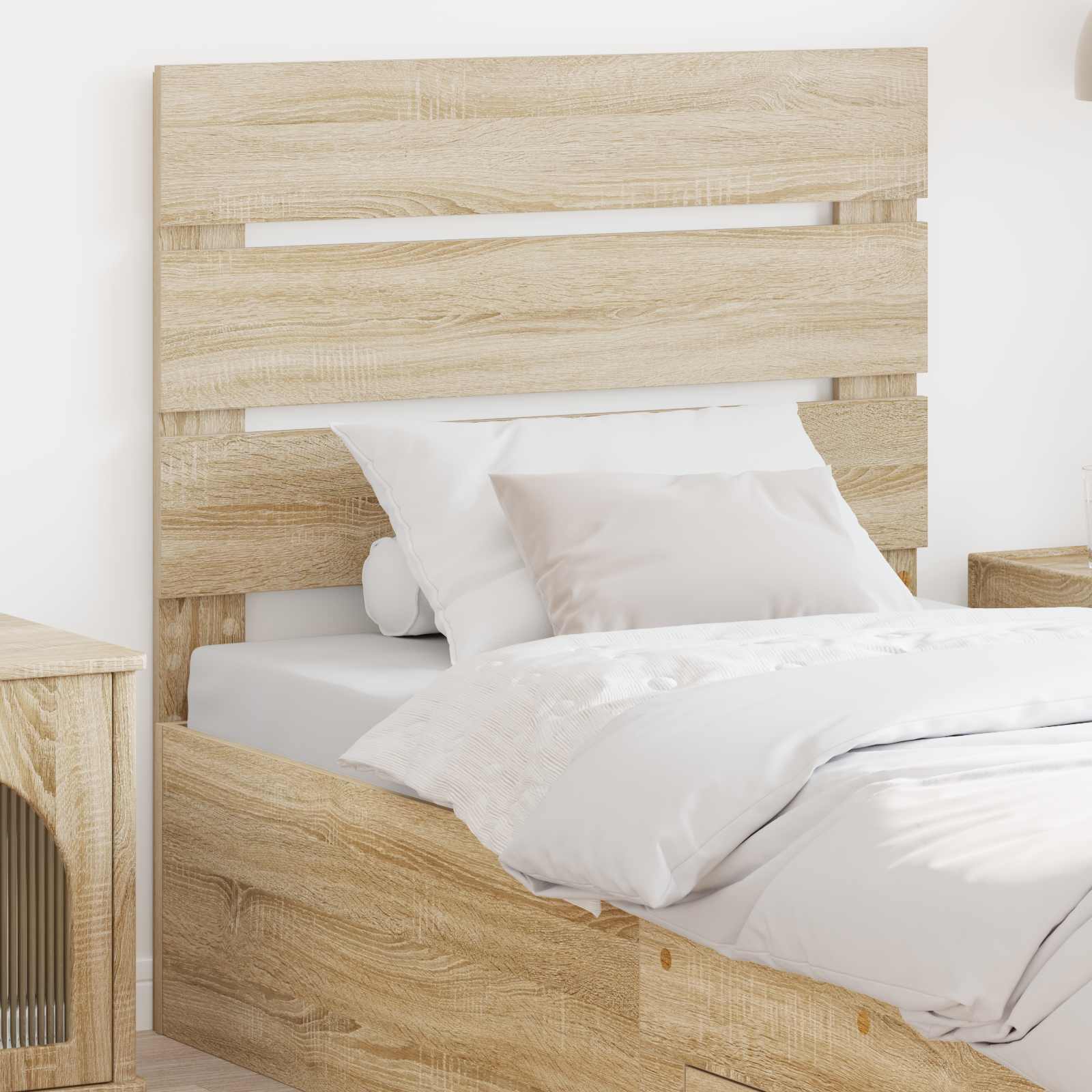 Headboard Sonoma Oak 90 cm Engineered Wood