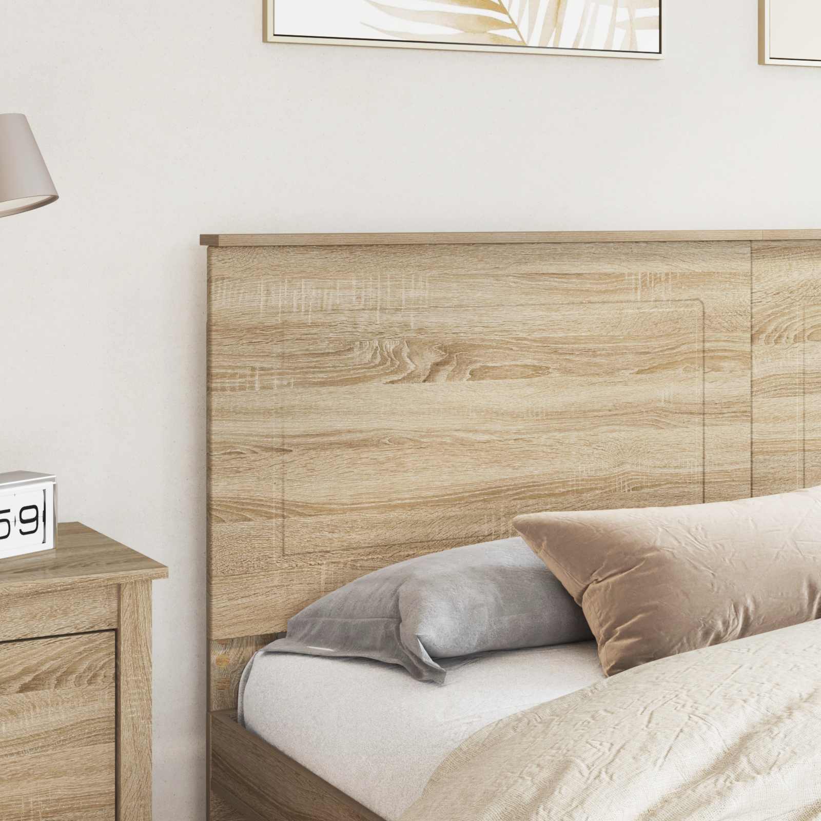 Headboard Sonoma Oak 100 cm Engineered Wood