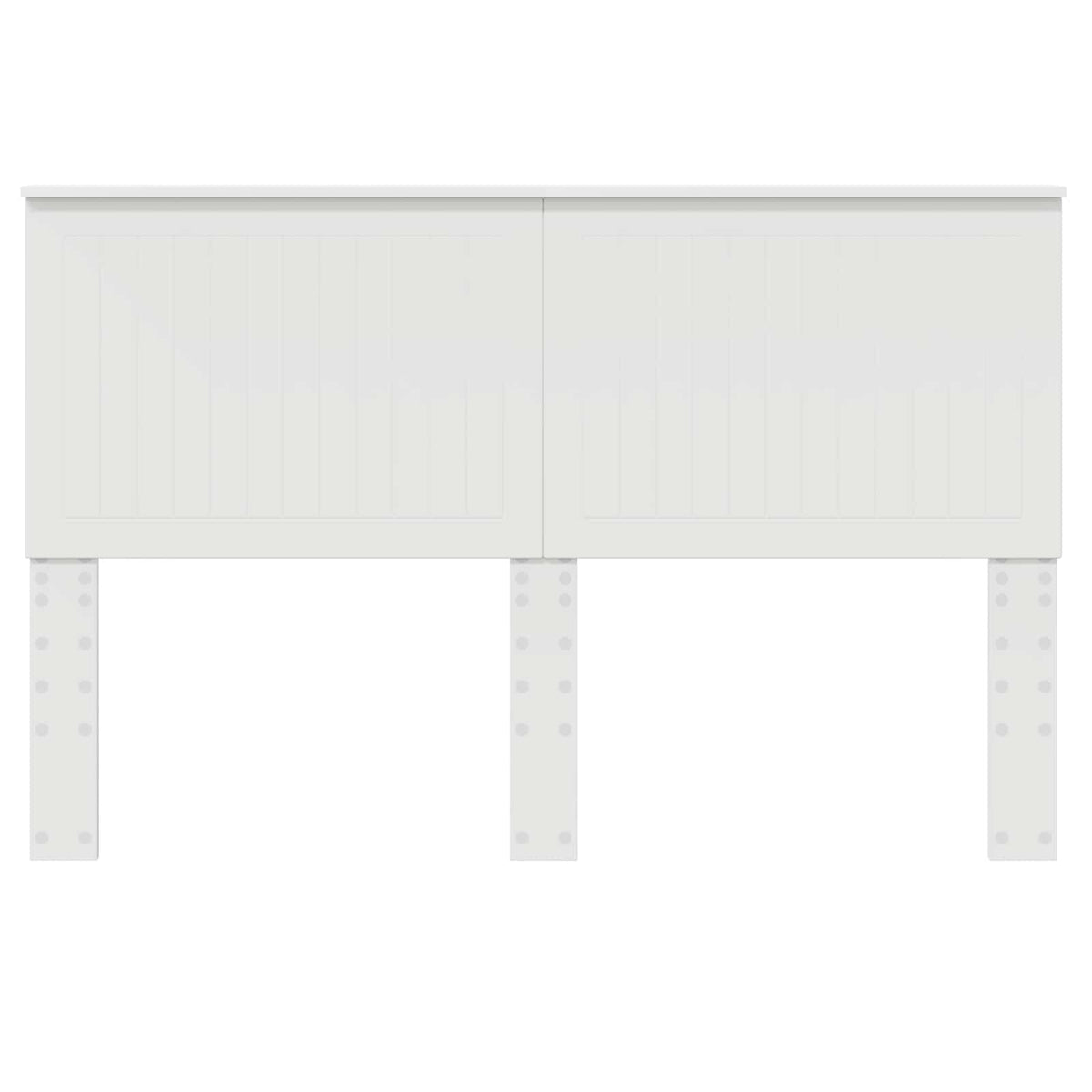 Headboard with Headboard White 150 cm Engineered wood