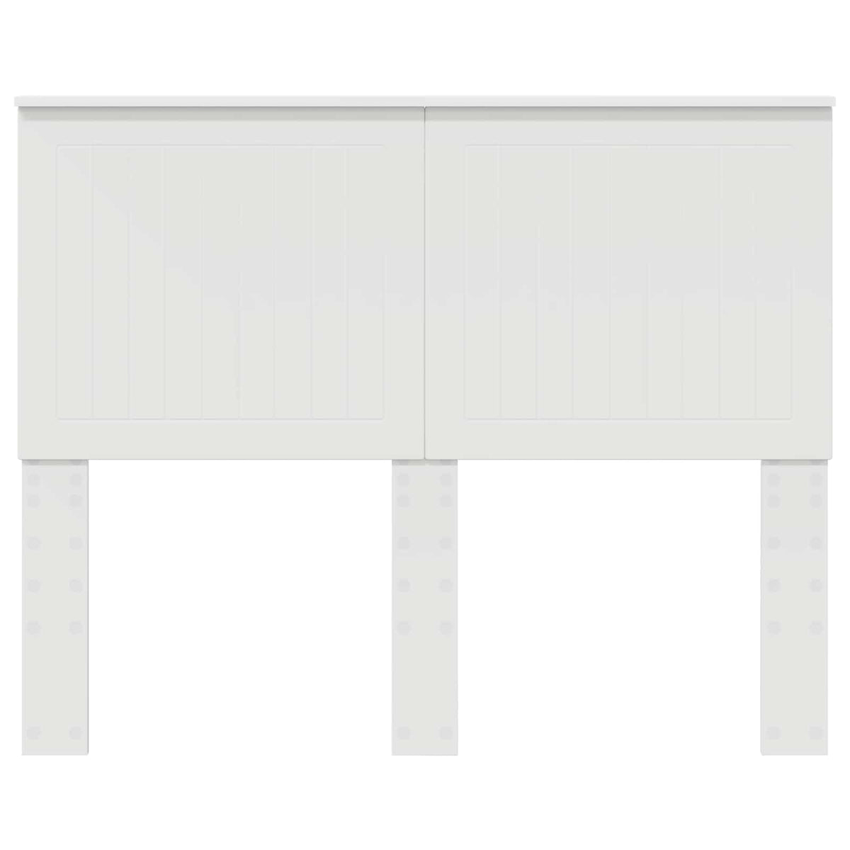 Headboard with Headboard White 135 cm Engineered wood