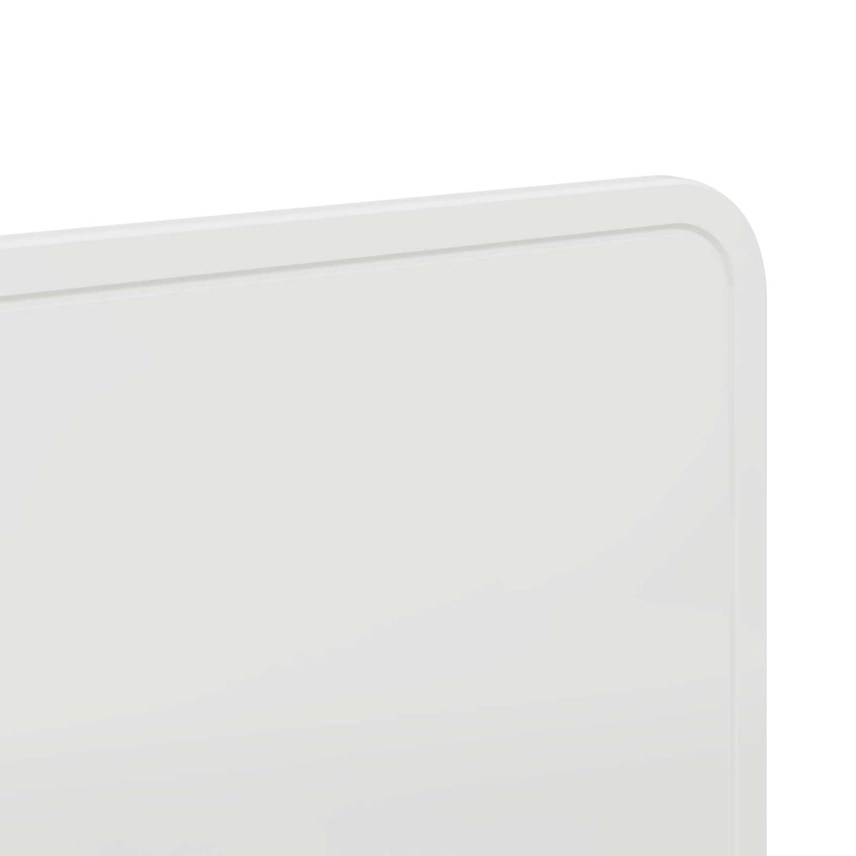 Headboard White 135 cm Engineered wood