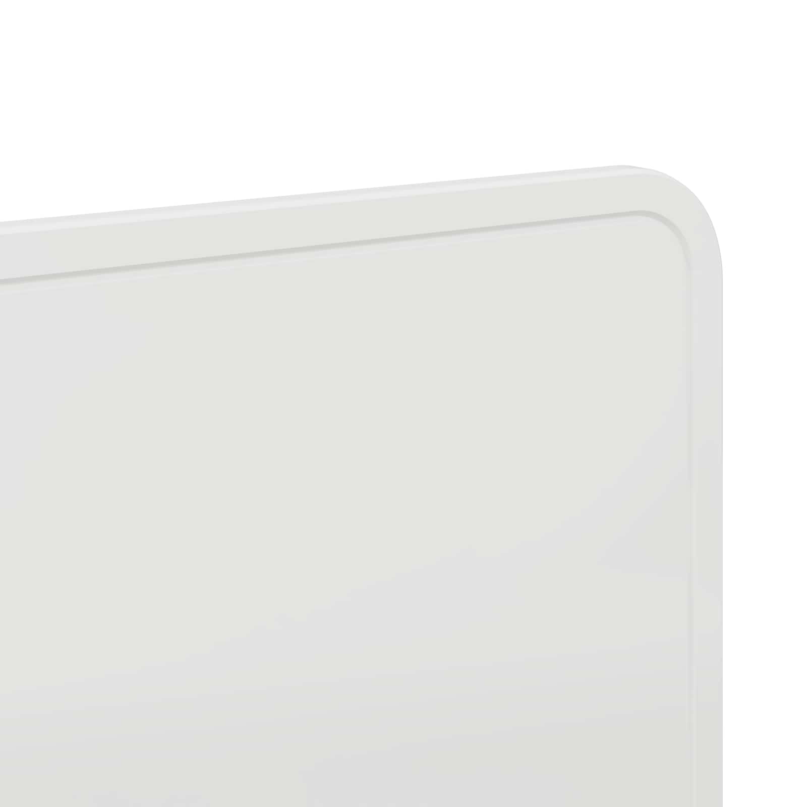 Headboard White 135 cm Engineered wood