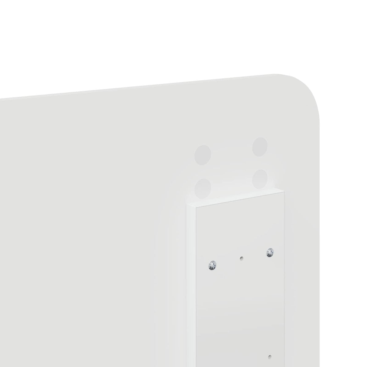 Headboard White 135 cm Engineered wood