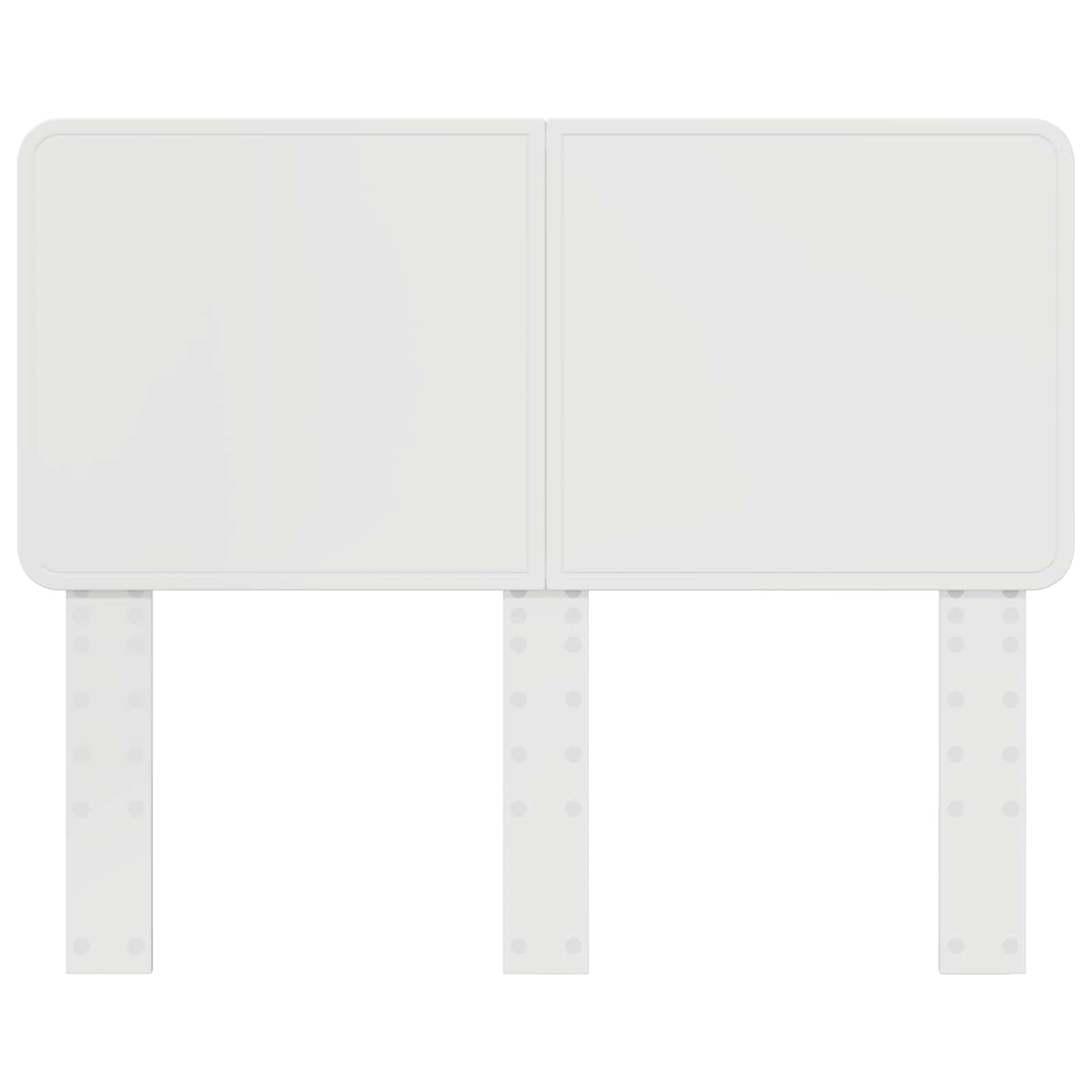 Headboard White 135 cm Engineered wood