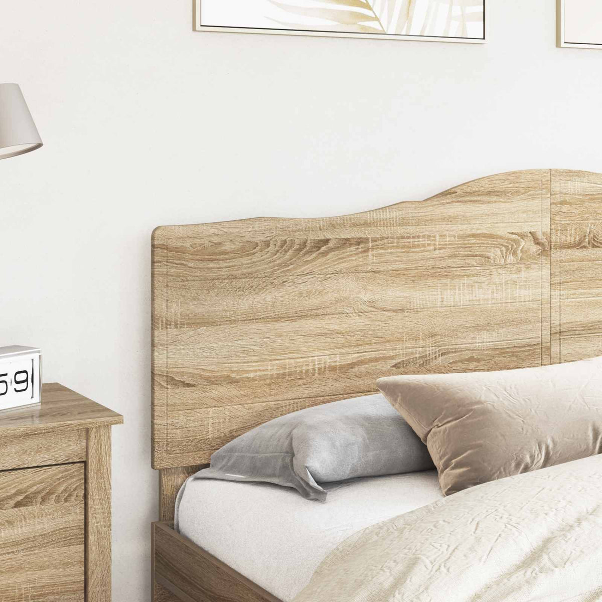 Headboard Sonoma Oak 180 cm Engineered wood