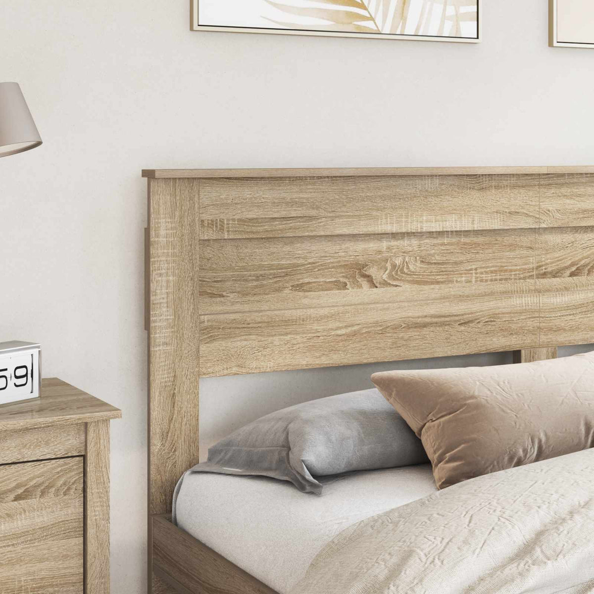 Headboard Sonoma Oak 180 cm Engineered wood