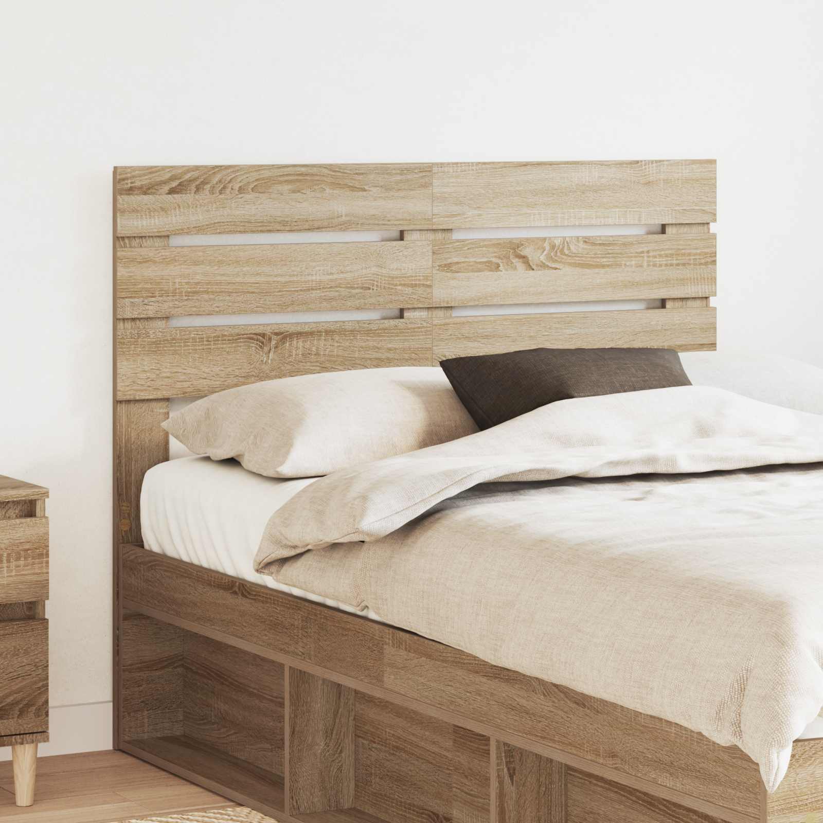 Headboard Sonoma Oak 135 cm Engineered wood