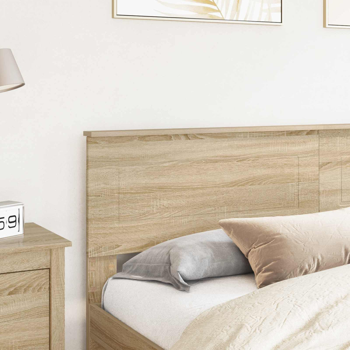 Headboard Sonoma Oak 180 cm Engineered wood