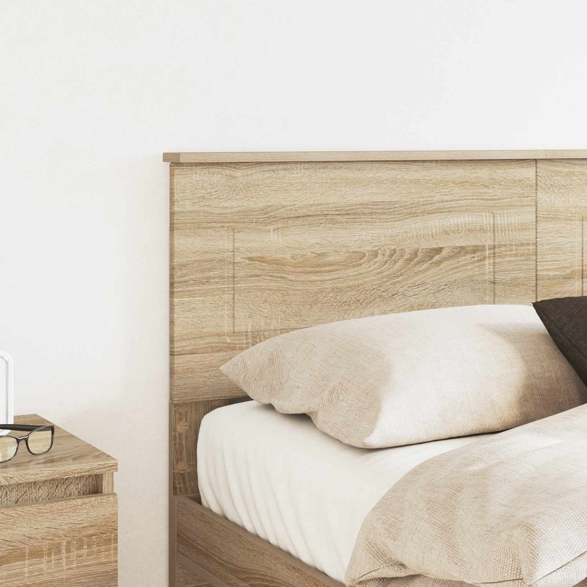 Headboard Sonoma Oak 135 cm Engineered wood