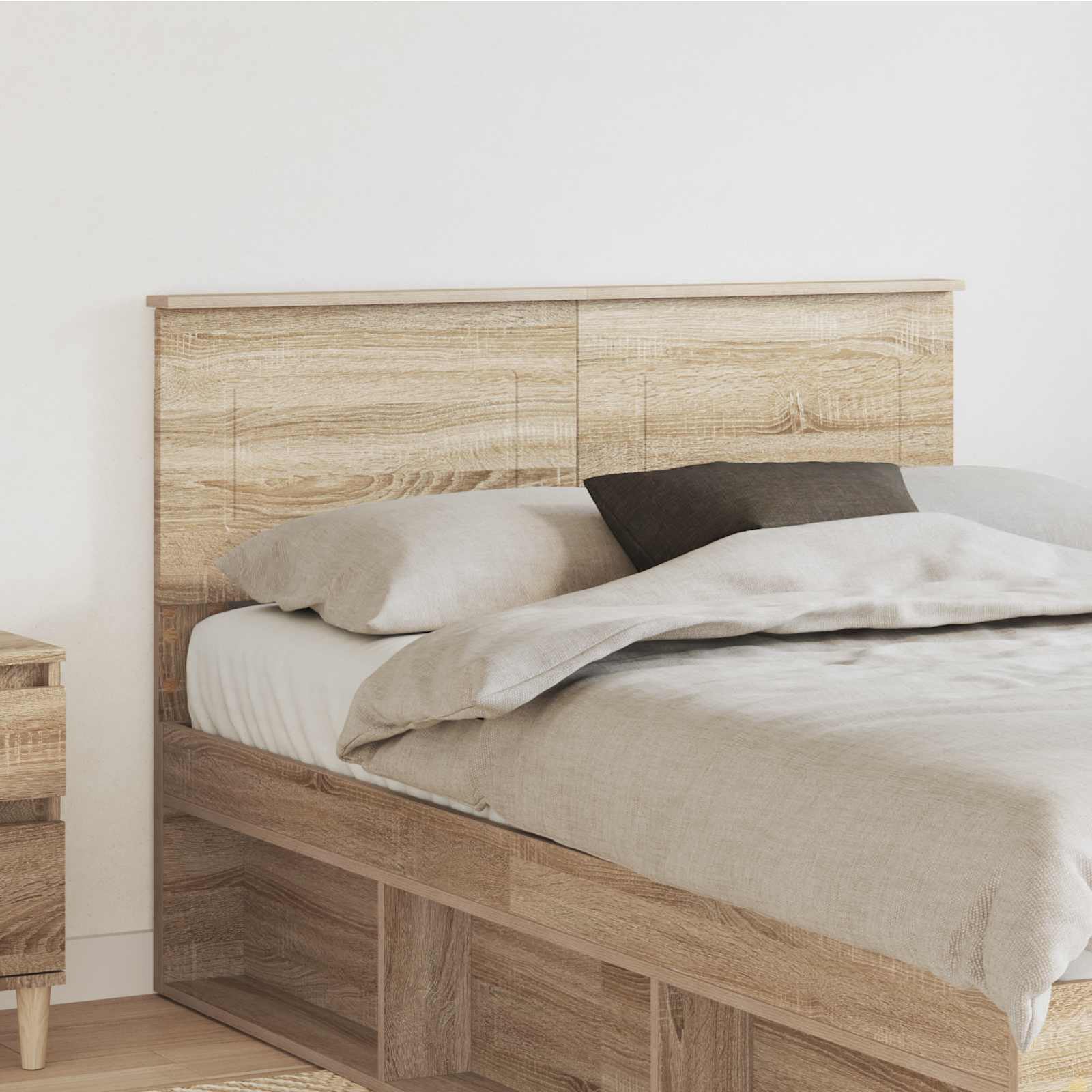 Headboard Sonoma Oak 135 cm Engineered wood