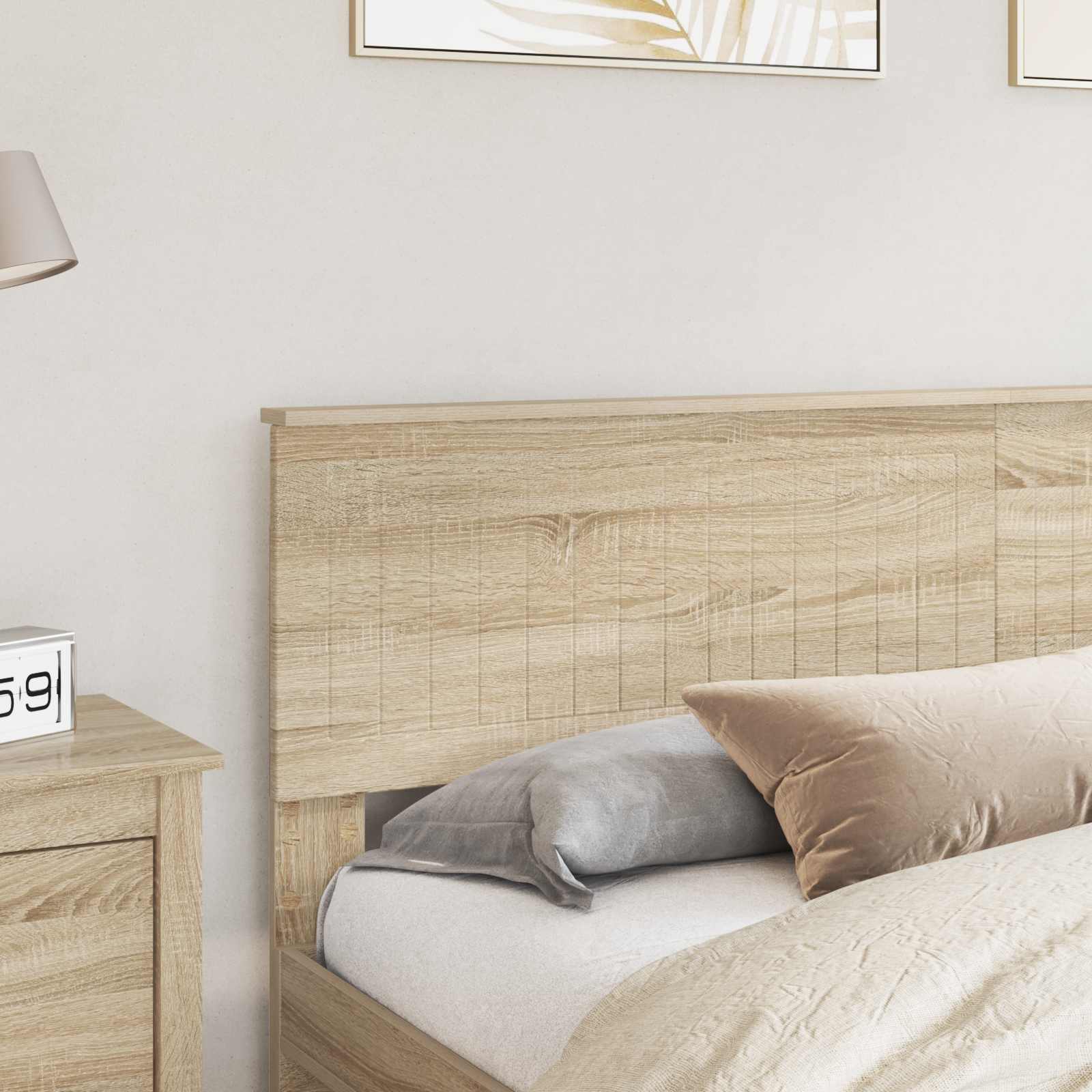 Headboard Sonoma Oak 180 cm Engineered wood