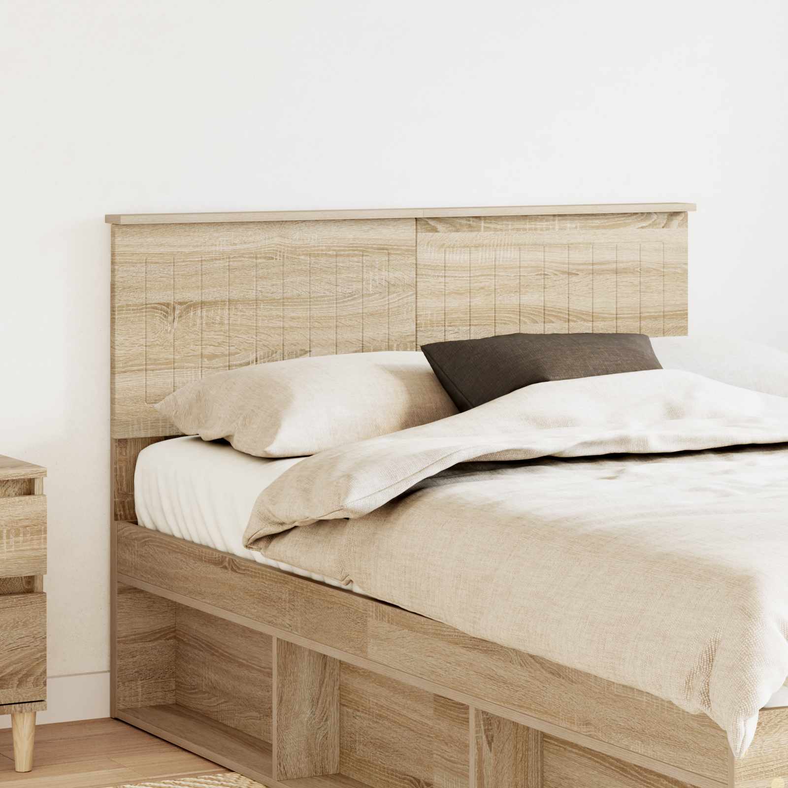 Headboard Sonoma Oak 135 cm Engineered wood