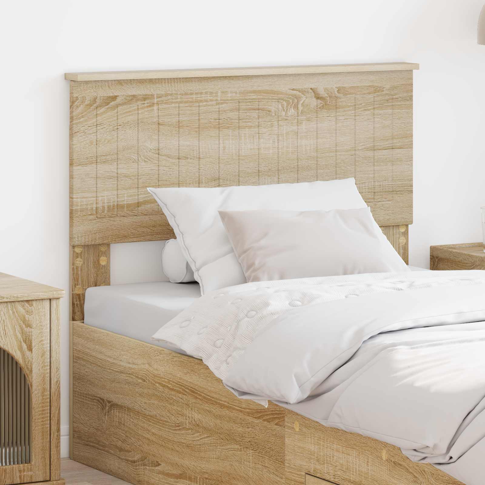 Headboard Sonoma Oak 90 cm Engineered wood