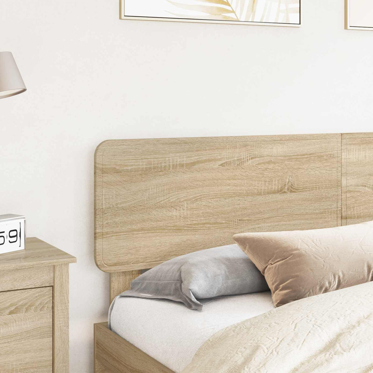 Headboard Sonoma Oak 180 cm Engineered wood