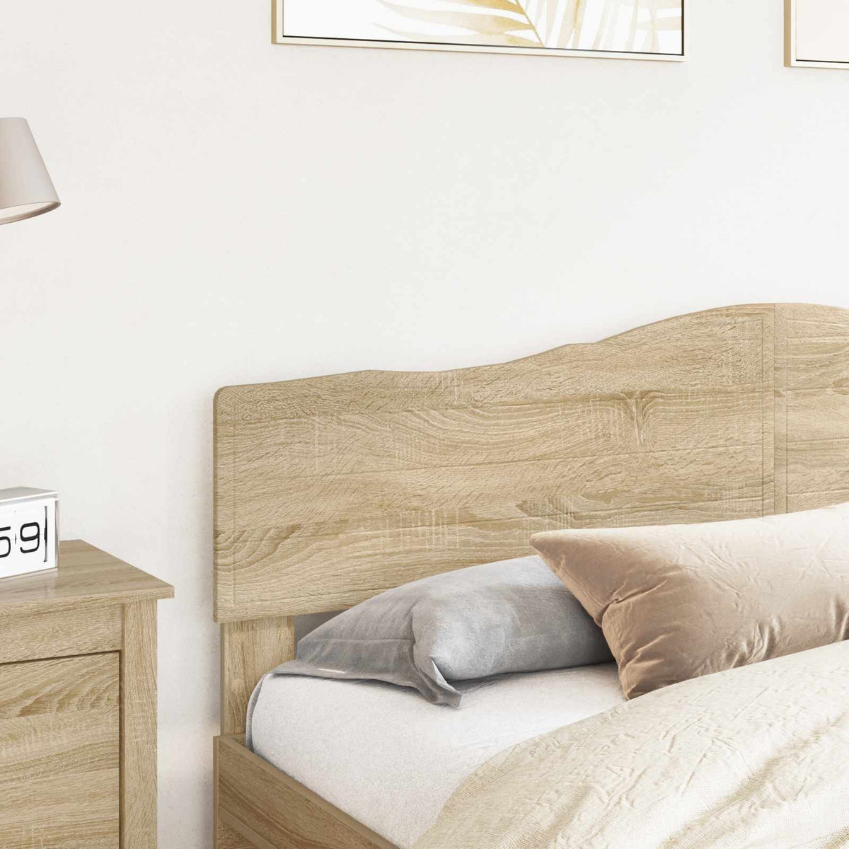 Headboard Sonoma Oak Engineered wood