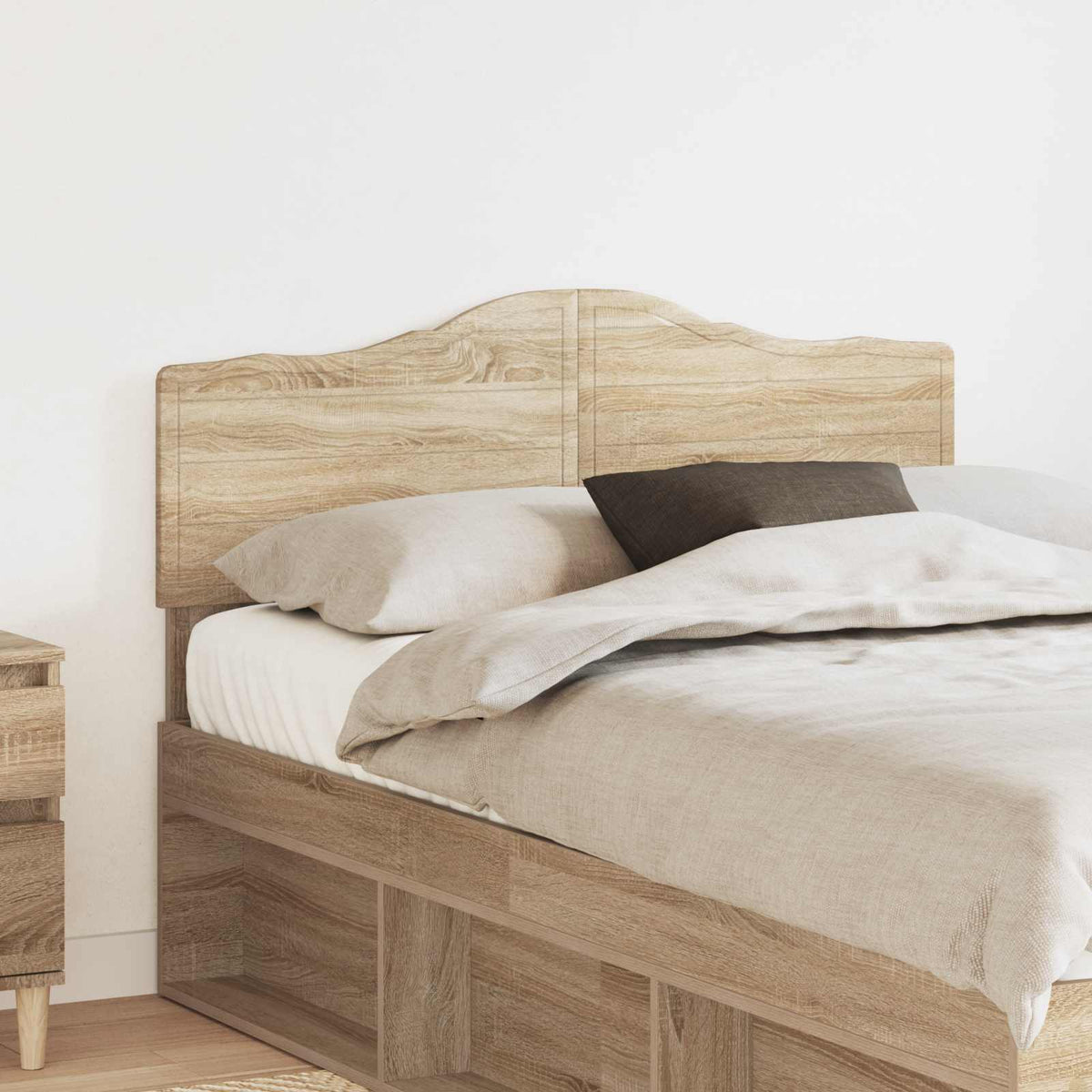 Headboard Sonoma Oak 135 cm Engineered wood