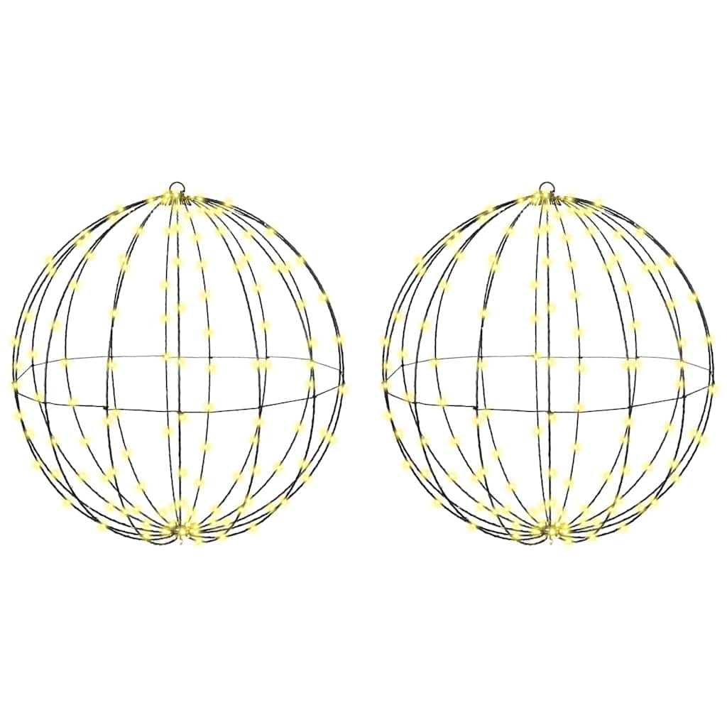 Ball 2 pcs Warm white 60 x 60 x 62 cm Metal 384 LEDs