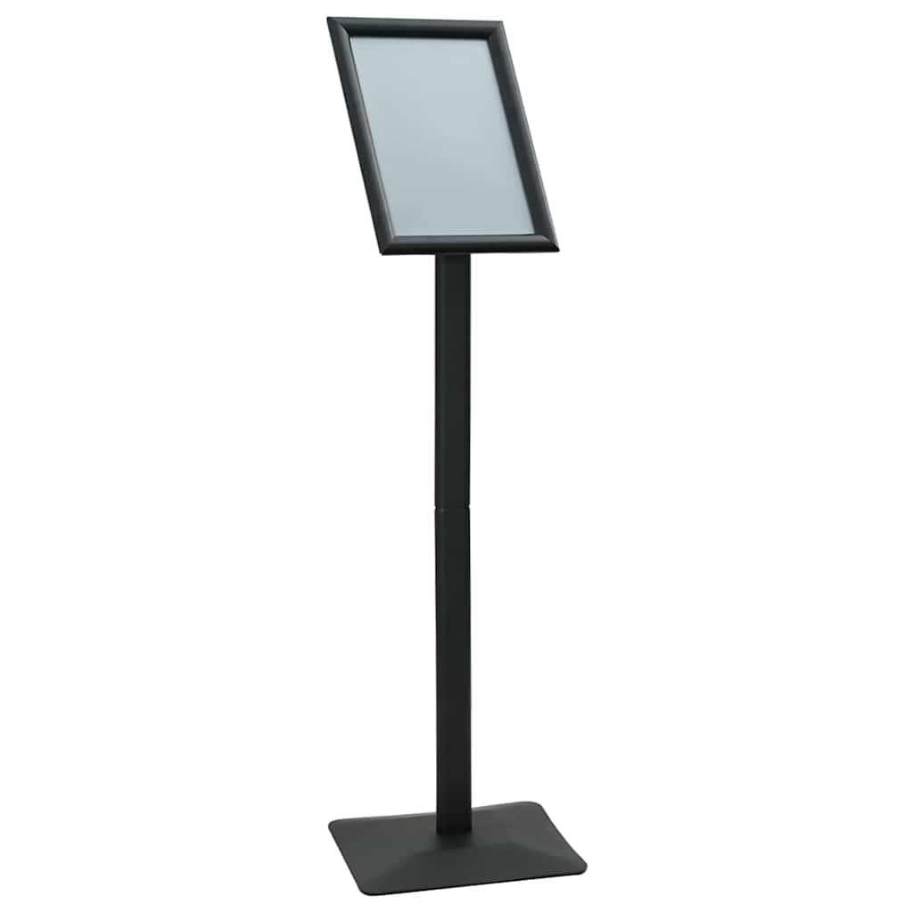 Pedestal Poster Stand A4 Cast Iron Black