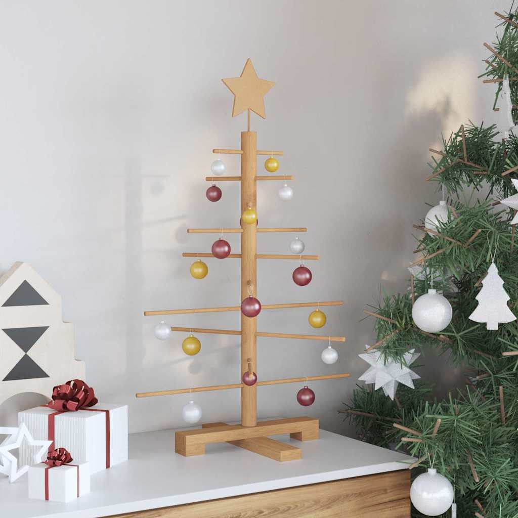 Wooden Christmas Tree KOTKA 75 cm Bamboo and solid pine wood
