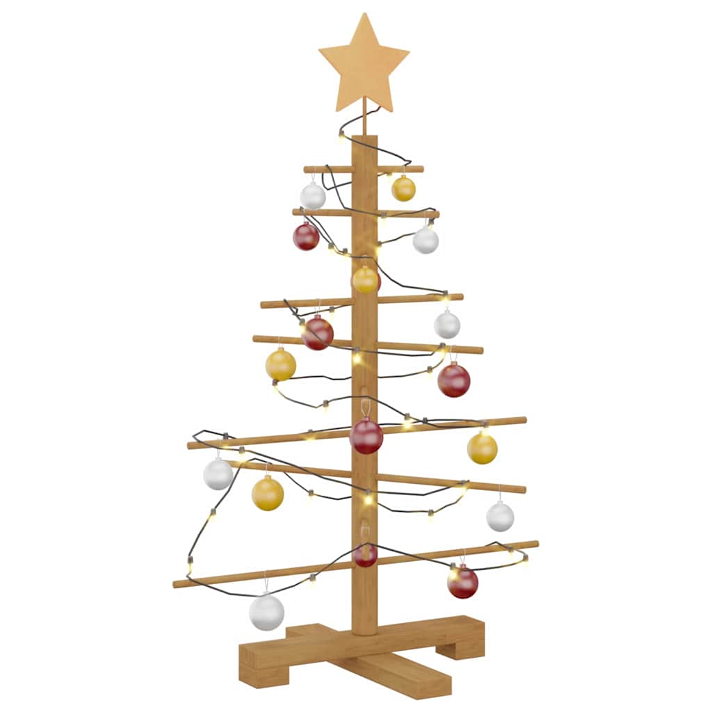 Wooden Christmas Tree KOTKA 75 cm Bamboo and solid pine wood
