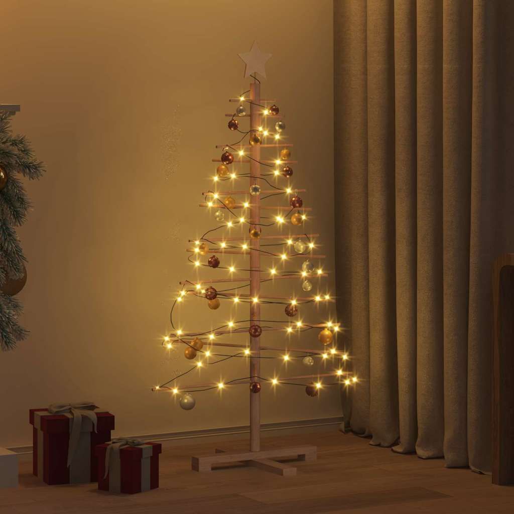 Wooden Christmas Tree KOTKA 125 cm Bamboo and solid pine wood