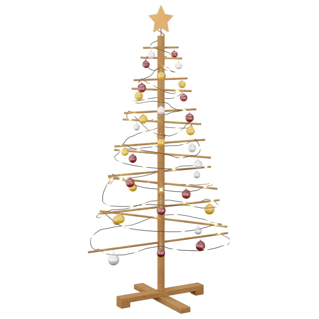 Wooden Christmas Tree KOTKA 125 cm Bamboo and solid pine wood