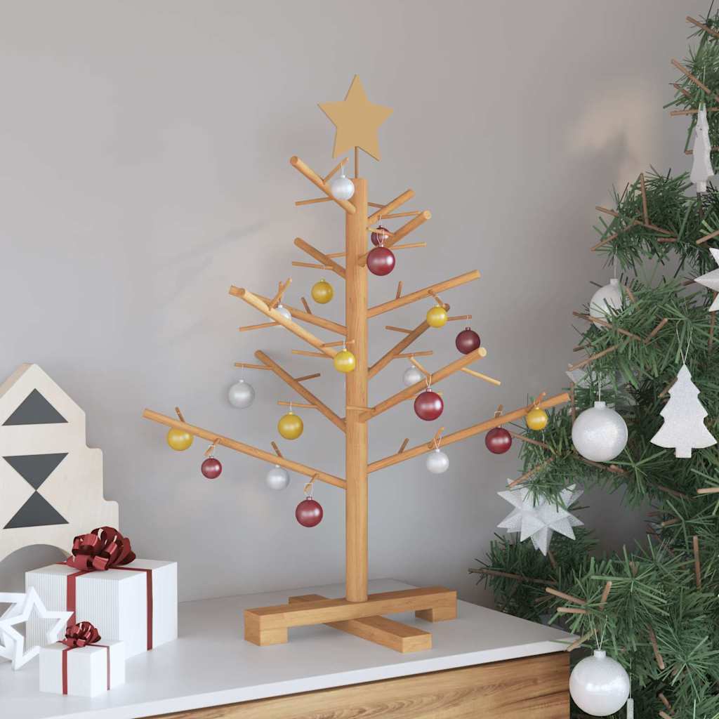 Wooden Christmas Tree KOTKA 75 cm Bamboo and solid pine wood