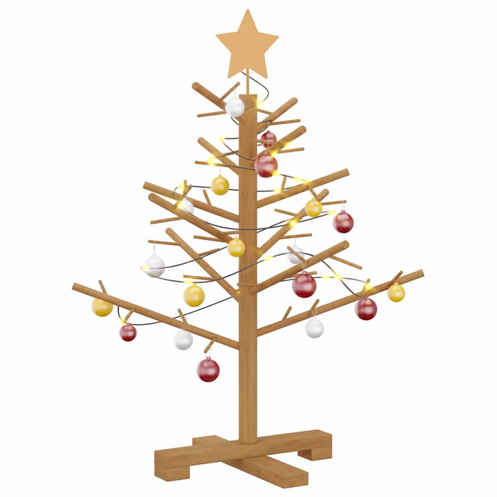 Wooden Christmas Tree KOTKA 75 cm Bamboo and solid pine wood