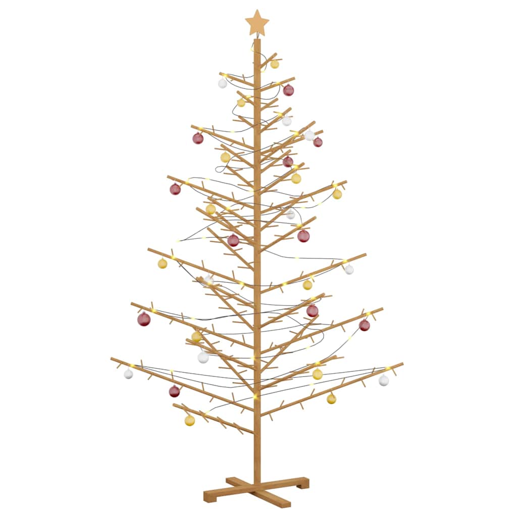 Wooden Christmas Tree KOTKA 210 cm Bamboo and solid pine wood
