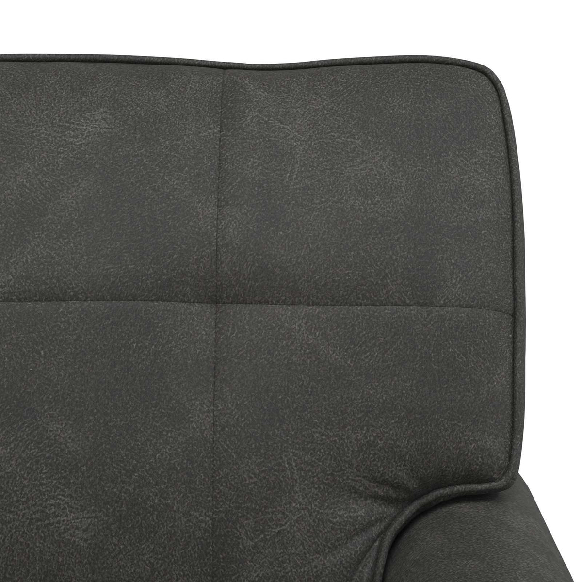 Lounge Chair with Cushion Black 91 x 157 x 91 cm Faux Leather