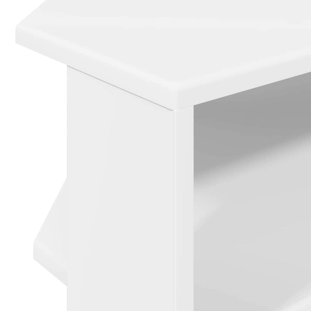 CornerTVCabinet 102x40,5x45cm White Engineered Wood