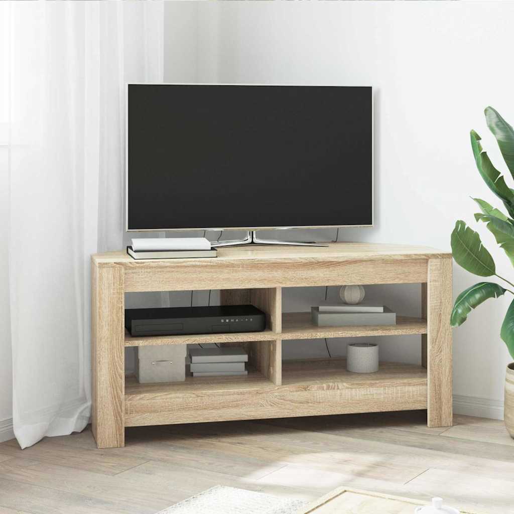 CornerTVCabinet Sonoma Oak 102 x 40,5 x 45 cm Engineered Wood
