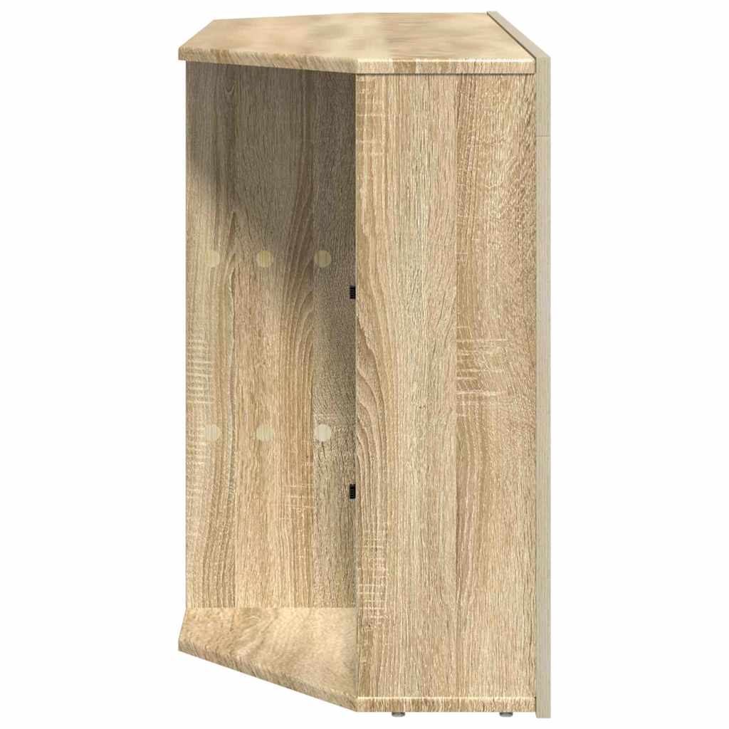 Corner LED TV Cabinet Sonoma Oak 100x40x68cm Engineered Wood