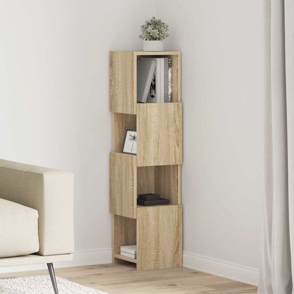 Corner Cabinet Sonoma Oak 25,5x25x102cm Engineered Wood