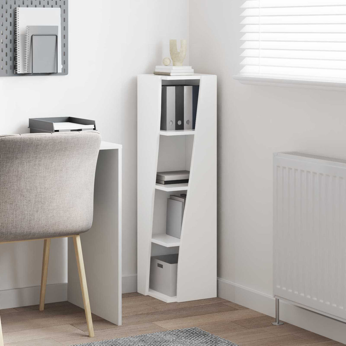 Corner Cabinet 27,5x27x102cm Engineered Wood