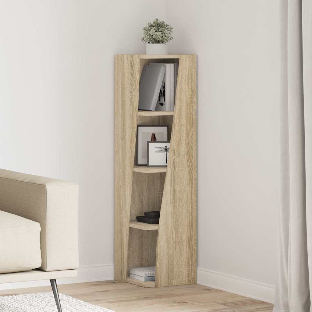 Corner Cabinet Sonoma Oak 27,5x27x102cm Engineered Wood