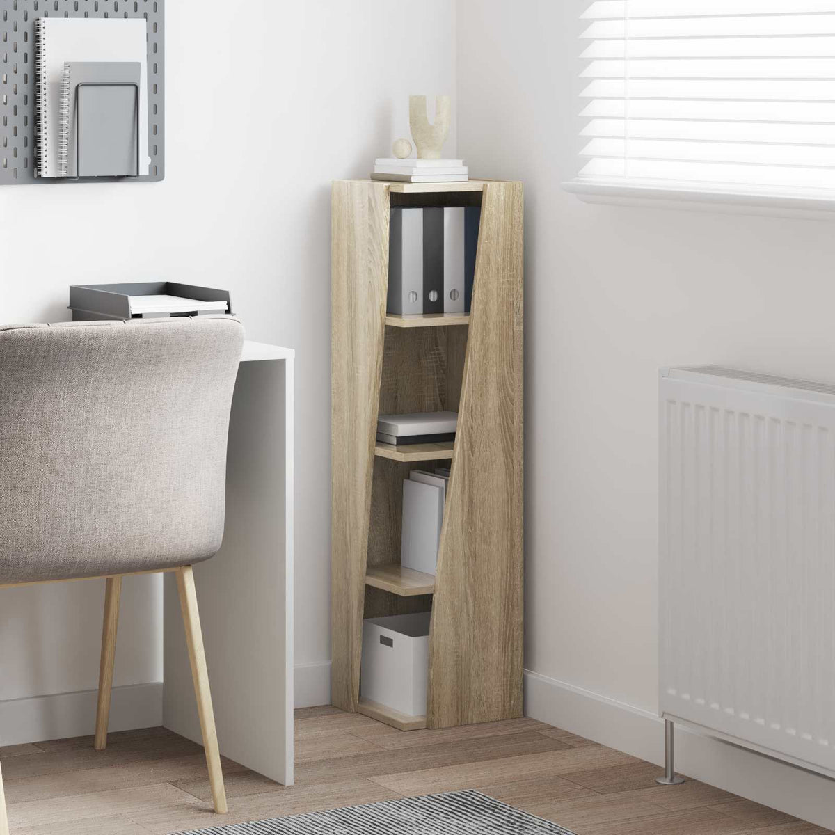 Corner Cabinet Sonoma Oak 27,5x27x102cm Engineered Wood