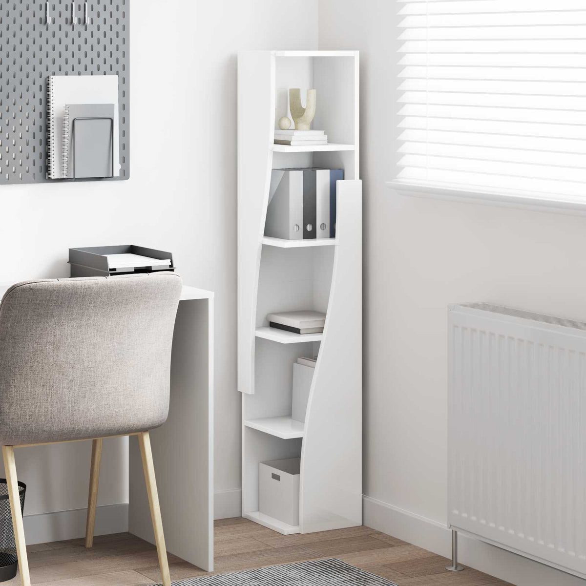 Corner Cabinet 27,5x27x140cm Engineered Wood