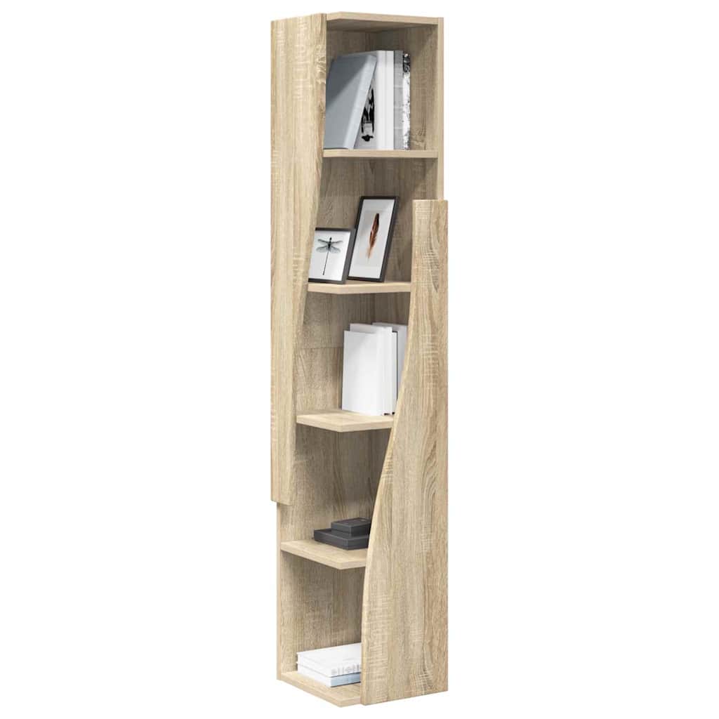 Corner Cabinet Sonoma Oak 27,5x27x140cm Engineered Wood